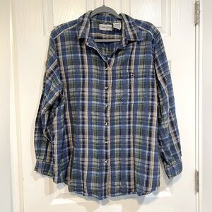 Cabin Creek Blue Flannel Shirt